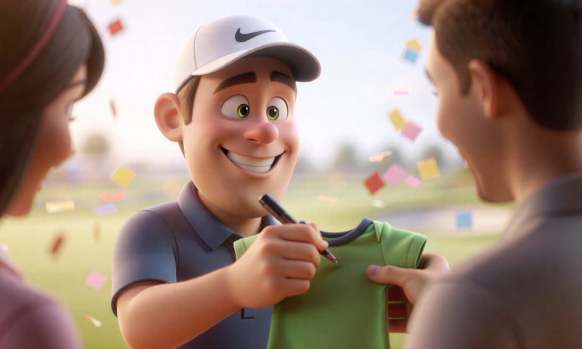 Rai Signs Baby Onesie During PGA Championship Push | The Daily Mulligan