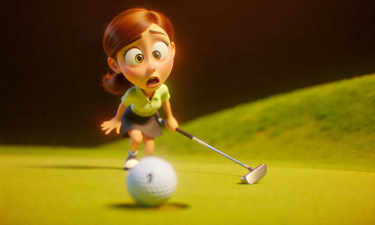 Lpga - Charley Hull's Ball Becomes a Rogue Tourist on the Scottish Links