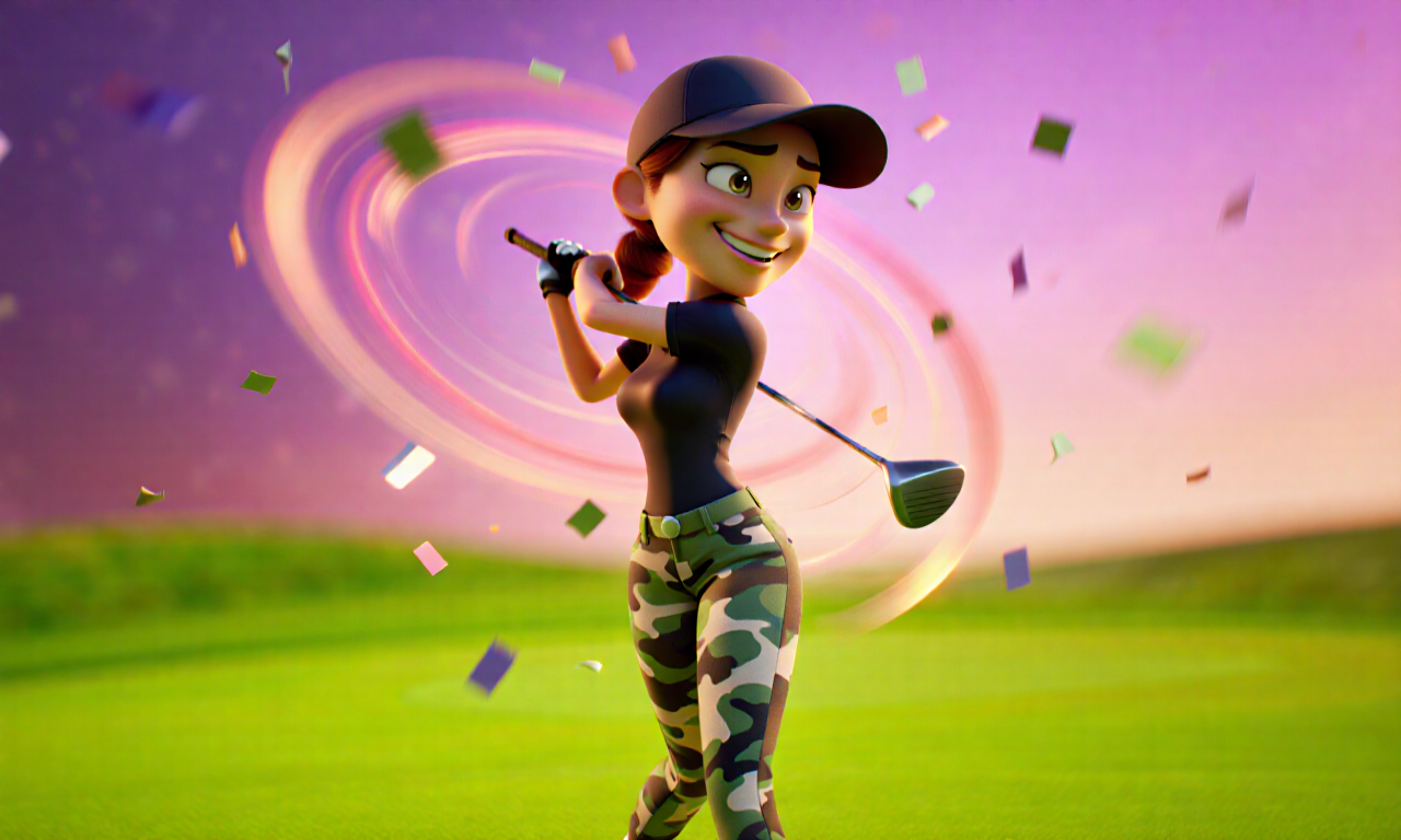 Lpga - Nelly Korda's Camo Pants: Proof Style Isn't Just for the Catwalk
