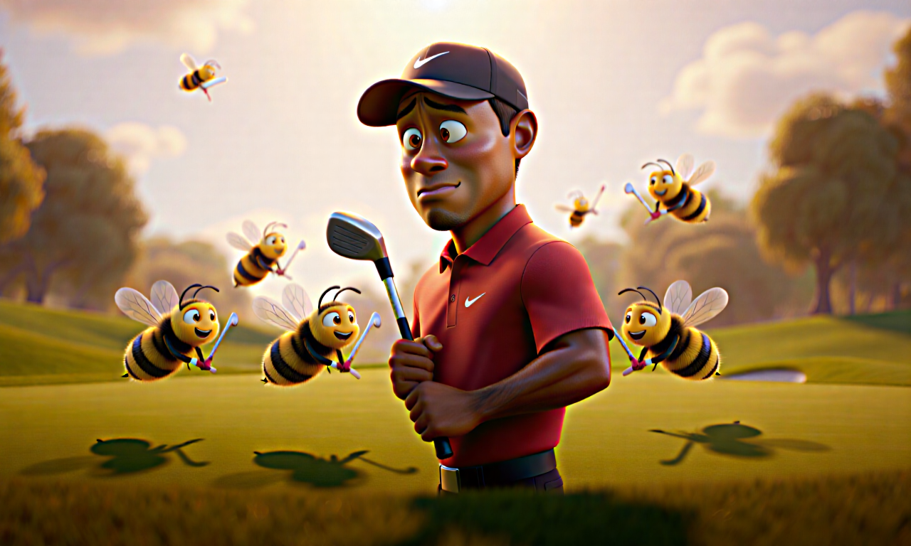 Pga-tour - Tiger Woods Crawls Out of His Bunker of Rest for a Charity Bash