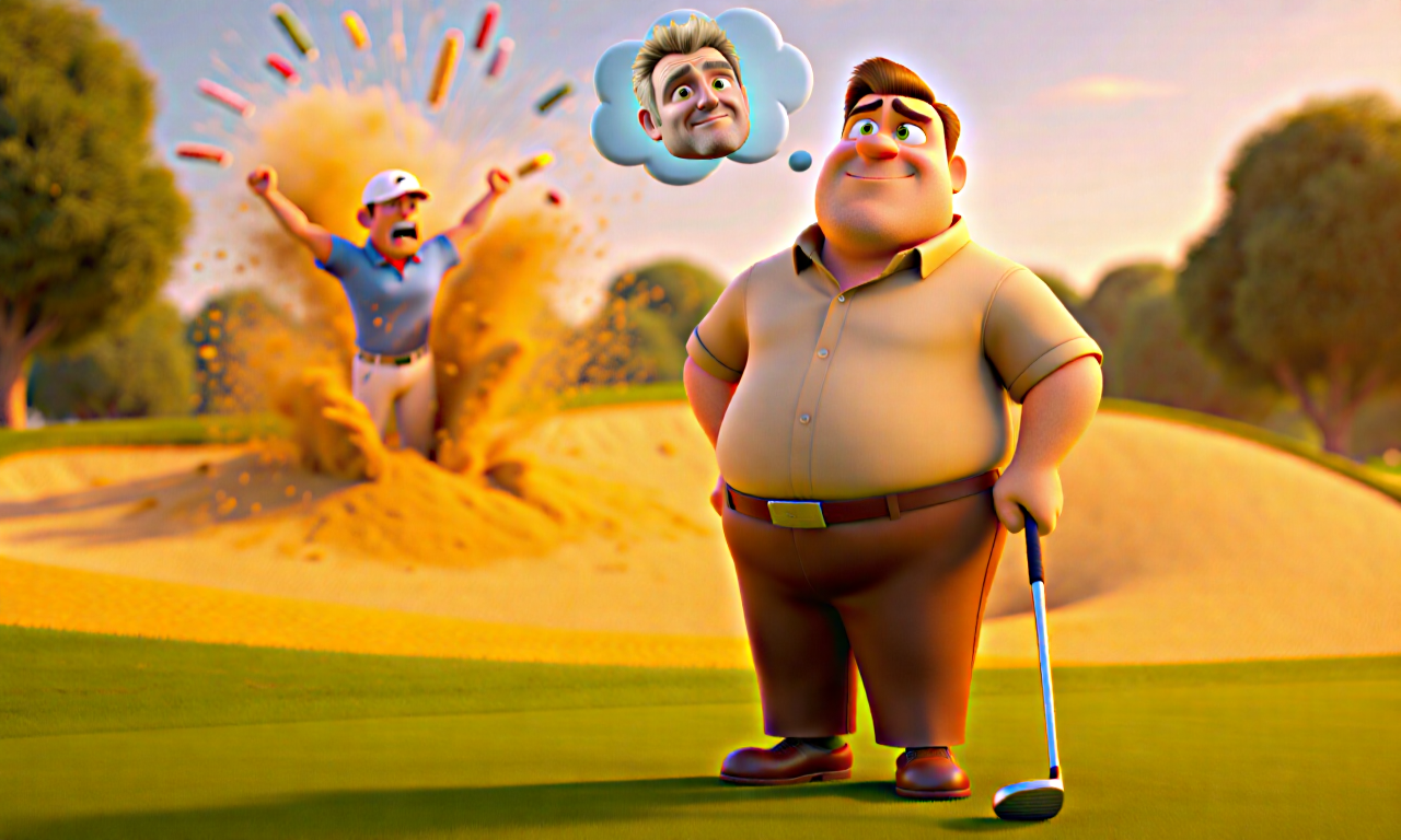 Pga-tour - Spaun Grabs the Trophy, Elvira Grabs a Bunker