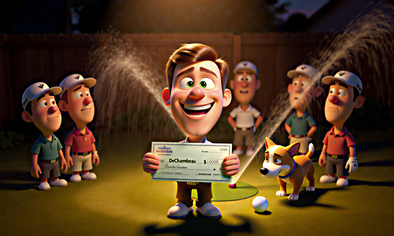 General - Bryson DeChambeau Turns His Lawn Into a $100,000 Golf Gamble