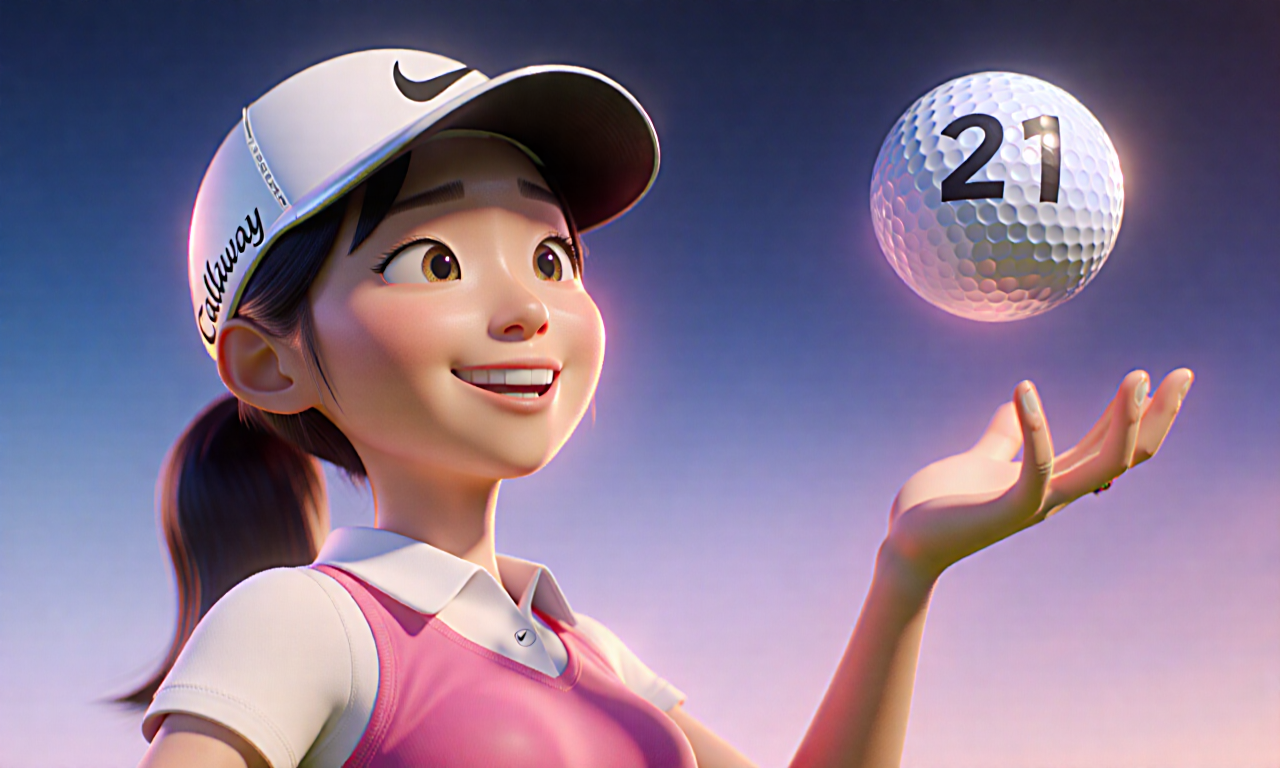 Lpga - Yuna Nishimura's Bag: Full of Clubs, Full of Fire